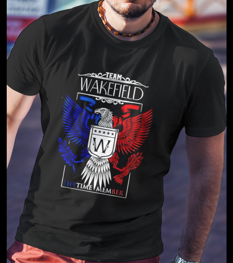 Team Wakefield Lifetime Member Eagle Crest T-Shirt