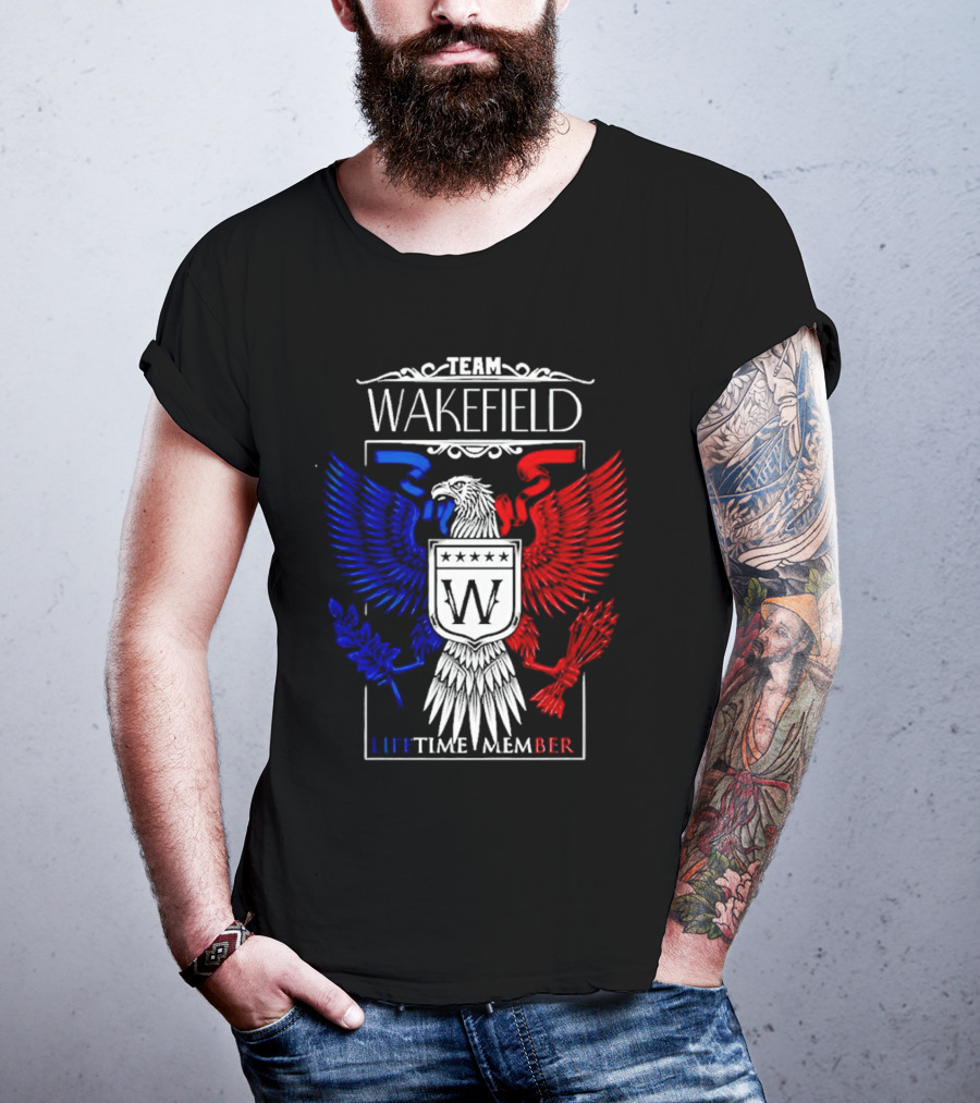Team Wakefield Lifetime Member Eagle Crest T-Shirt