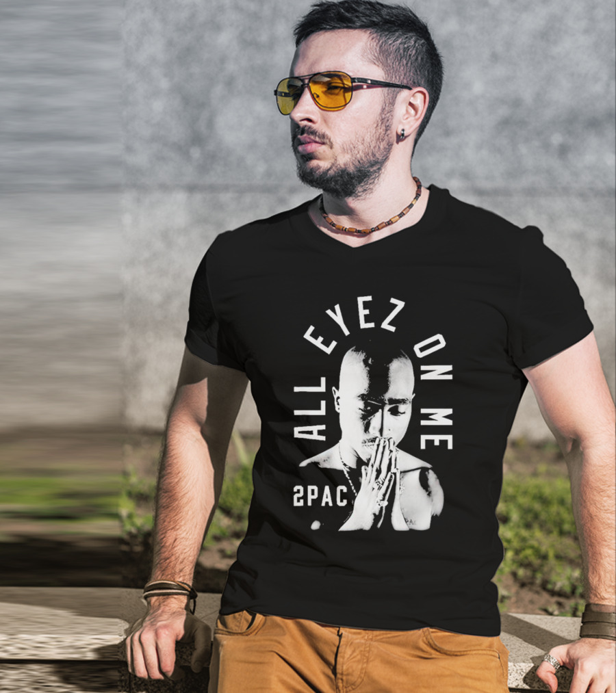 All Eyez On Me 2Pac Iconic Album Cover T-Shirt