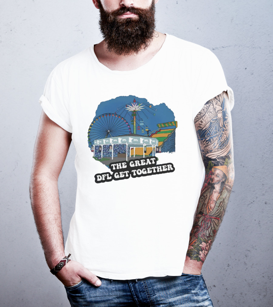 The Great DFL Get Together Ferris Wheel Carnival Scene T-Shirt
