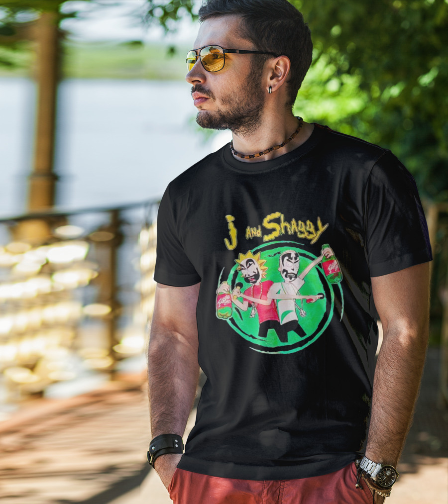J And Shaggy Insane Clown Posse Rick And Morty Crossover Image T-Shirt