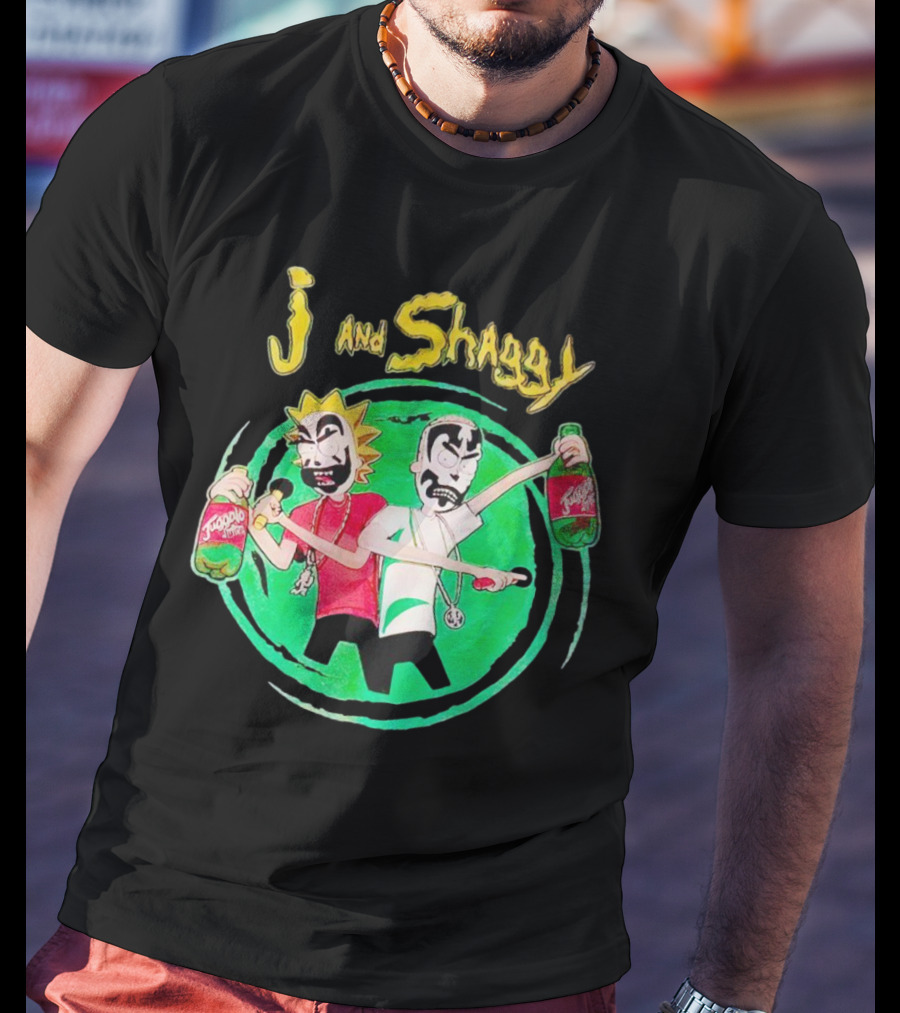 J And Shaggy Insane Clown Posse Rick And Morty Crossover Image T-Shirt