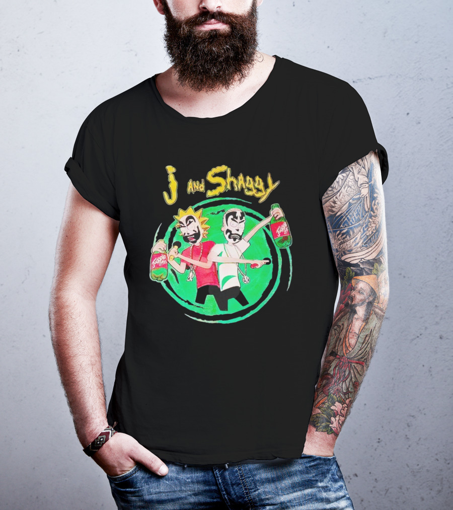 J And Shaggy Insane Clown Posse Rick And Morty Crossover Image T-Shirt