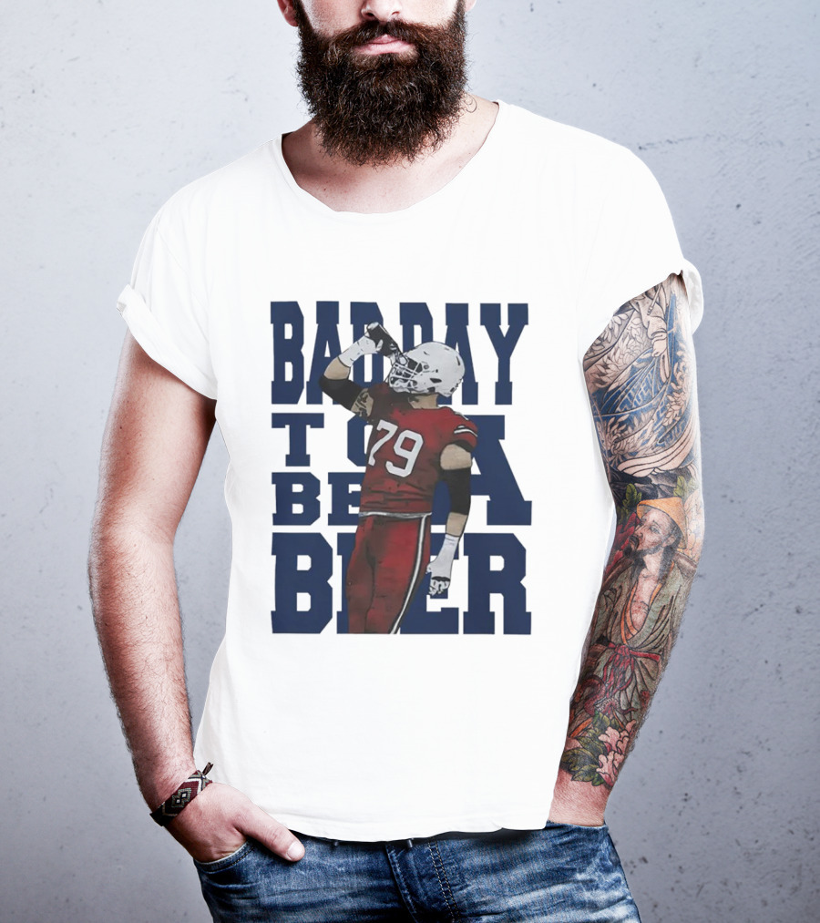 Spencer Brown Buffalo Bills 79 Bad Day To Be A Beer T-Shirt