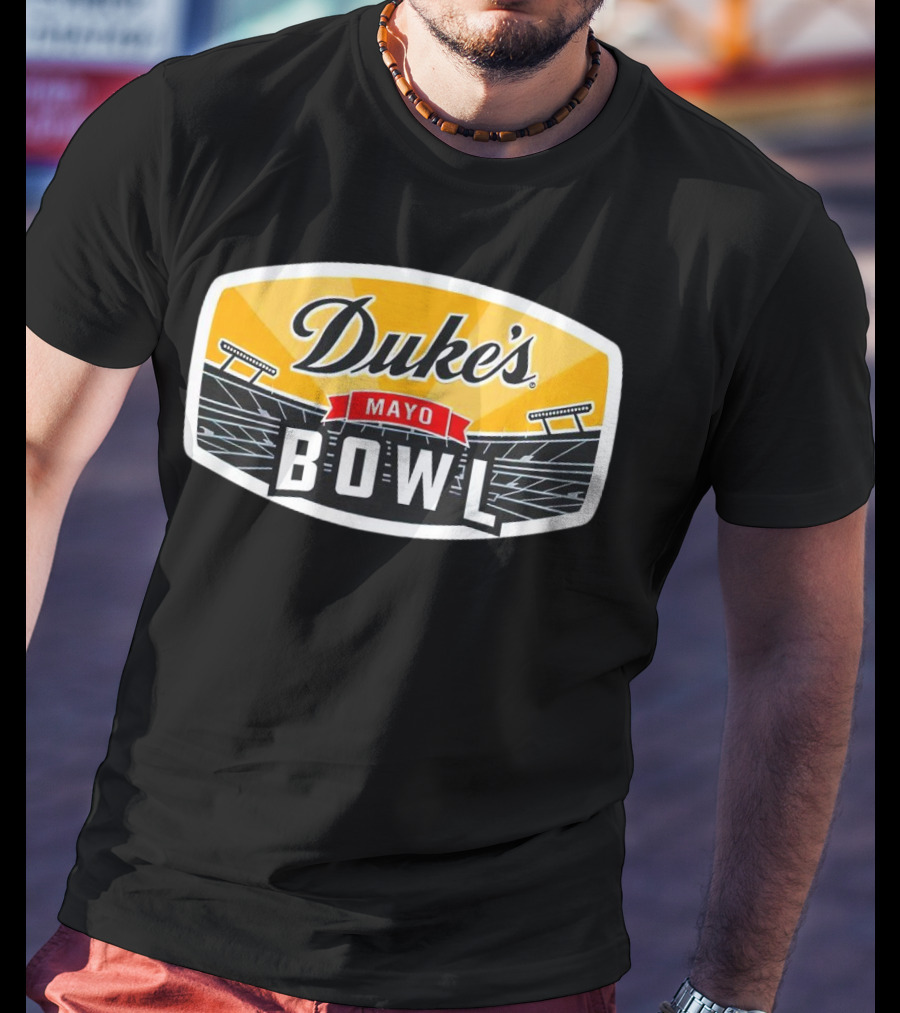 Duke’s Mayo Bowl Stadium Branding Football Event Merchandise T-Shirt