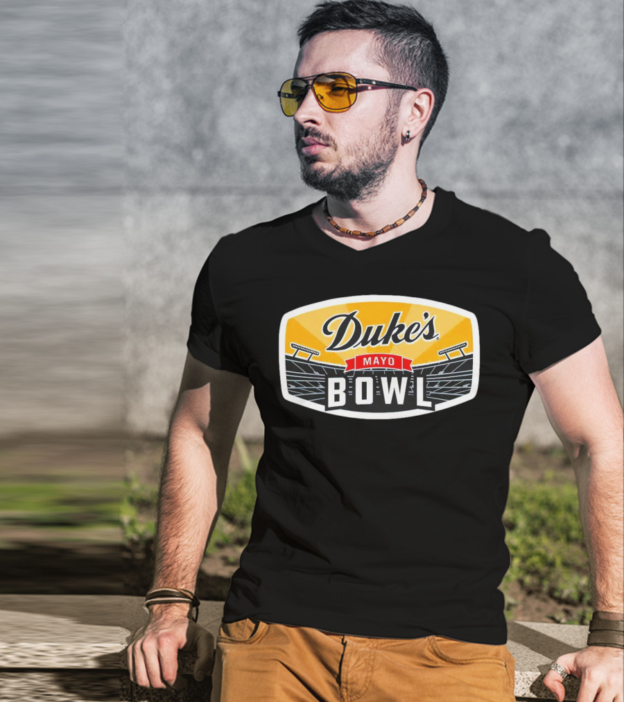 Duke’s Mayo Bowl Stadium Branding Football Event Merchandise T-Shirt