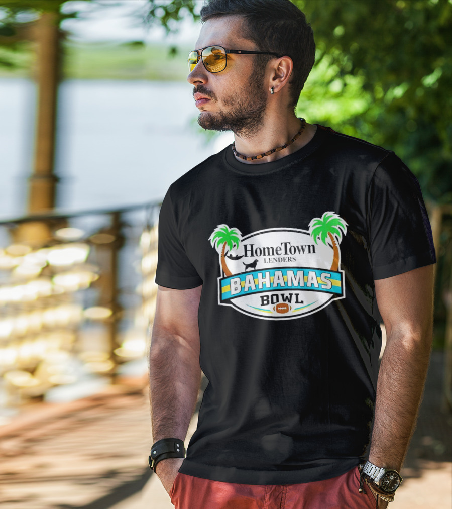 HomeTown Lenders Bahamas Bowl Palms Football T-Shirt