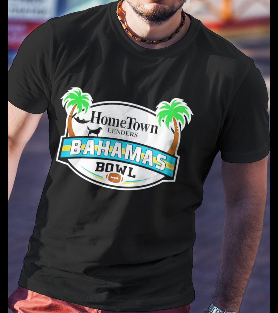 HomeTown Lenders Bahamas Bowl Palms Football T-Shirt