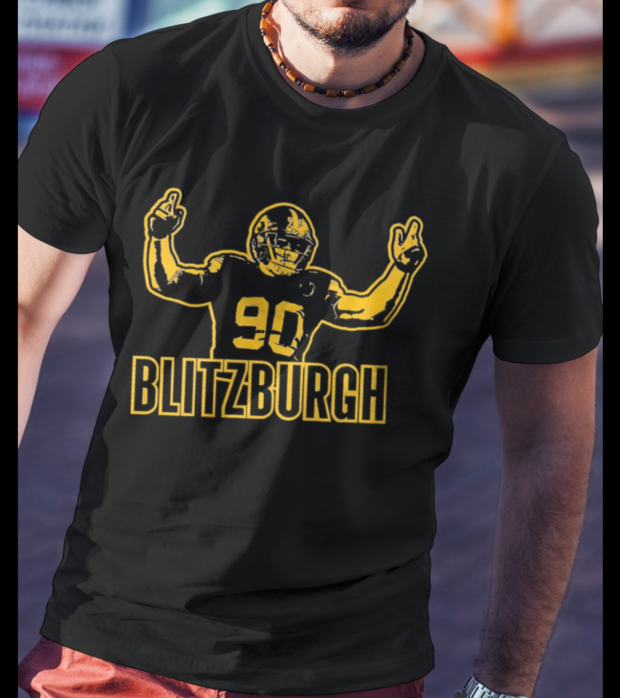 Trent Jordan Watt 90 Blitzburgh Pittsburgh Steelers T-Shirt