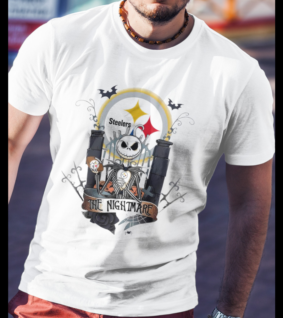 Jack Skellington Steelers The Nightmare T-Shirt