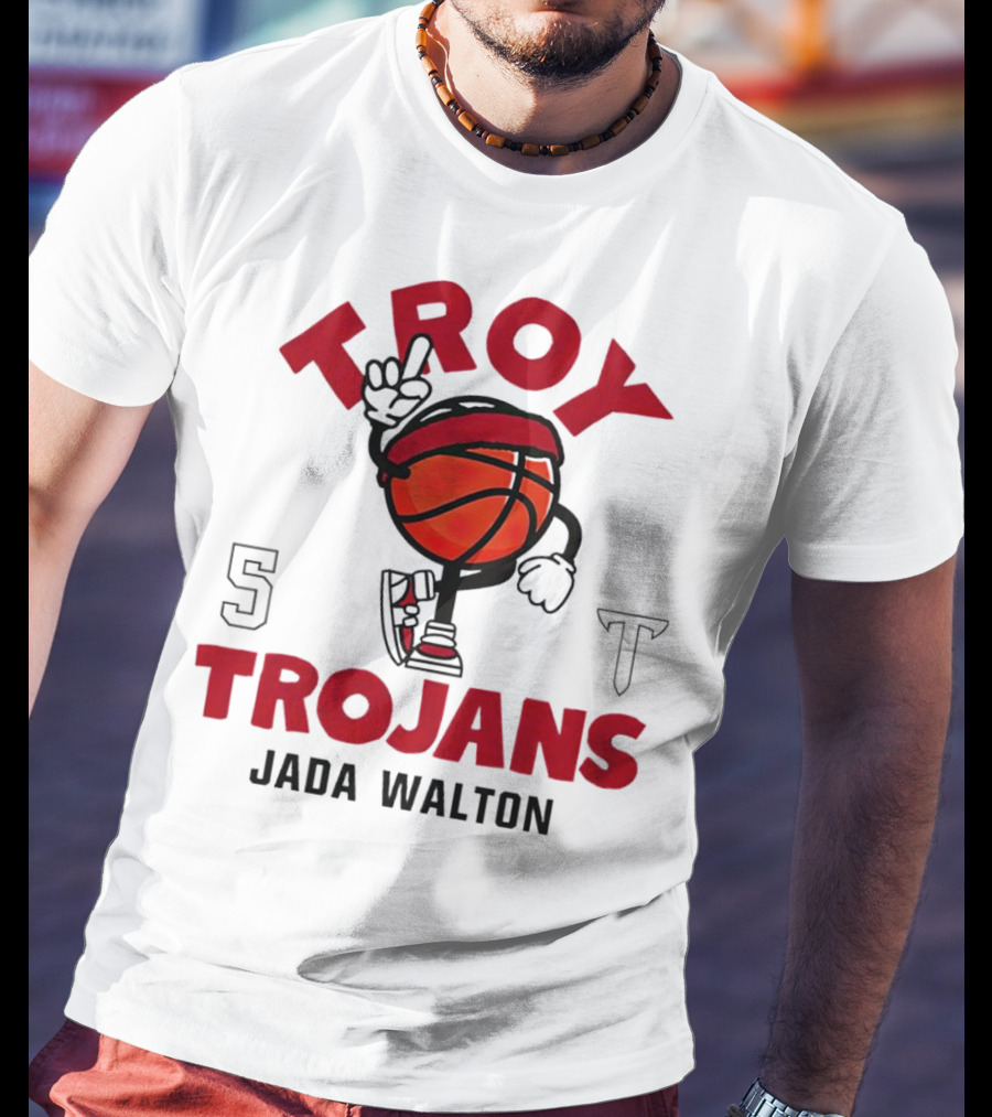 Troy Trojans Basketball Jada Walton NCAA Women's Basketball T-Shirt