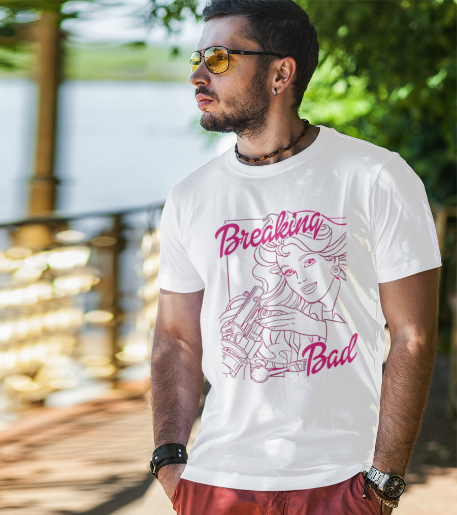 Breaking Bad Barbie Neon Sketch T-Shirt