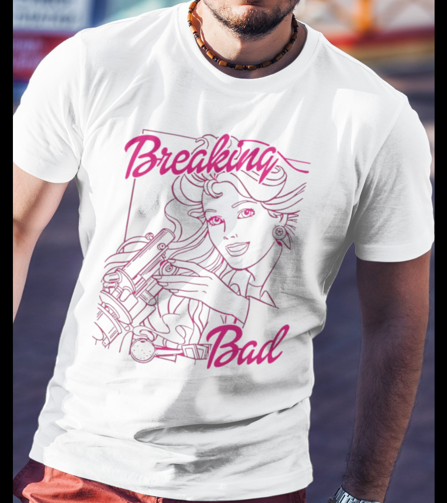 Breaking Bad Barbie Neon Sketch T-Shirt