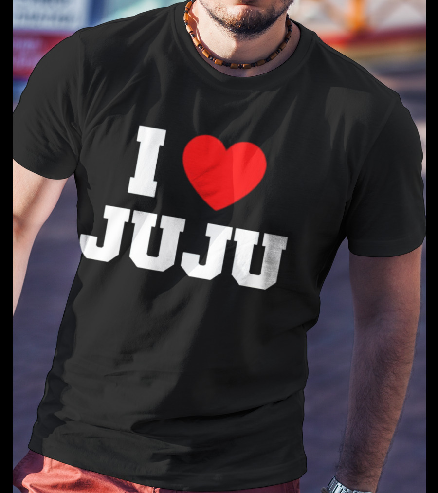 I Love Juju Red Heart T-Shirt