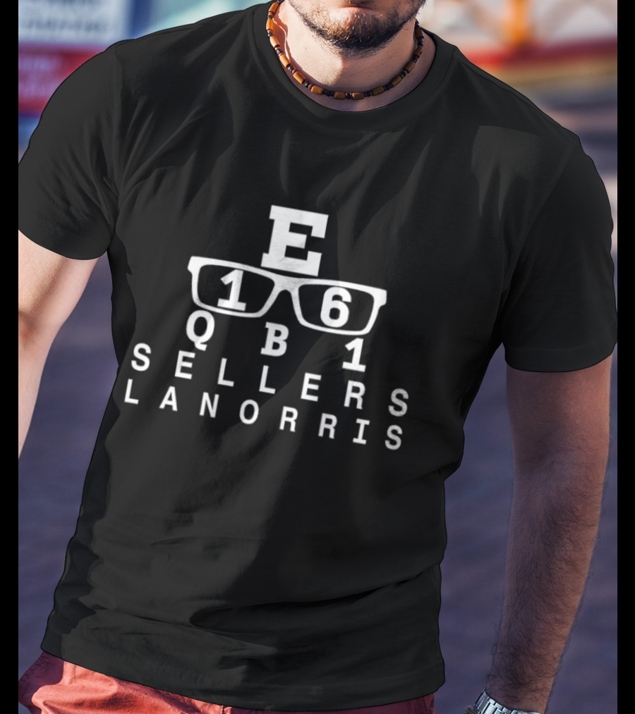 E 16 QB1 Lanorris Sellers South Carolina Gamecocks Football Icon Glasses T-Shirt