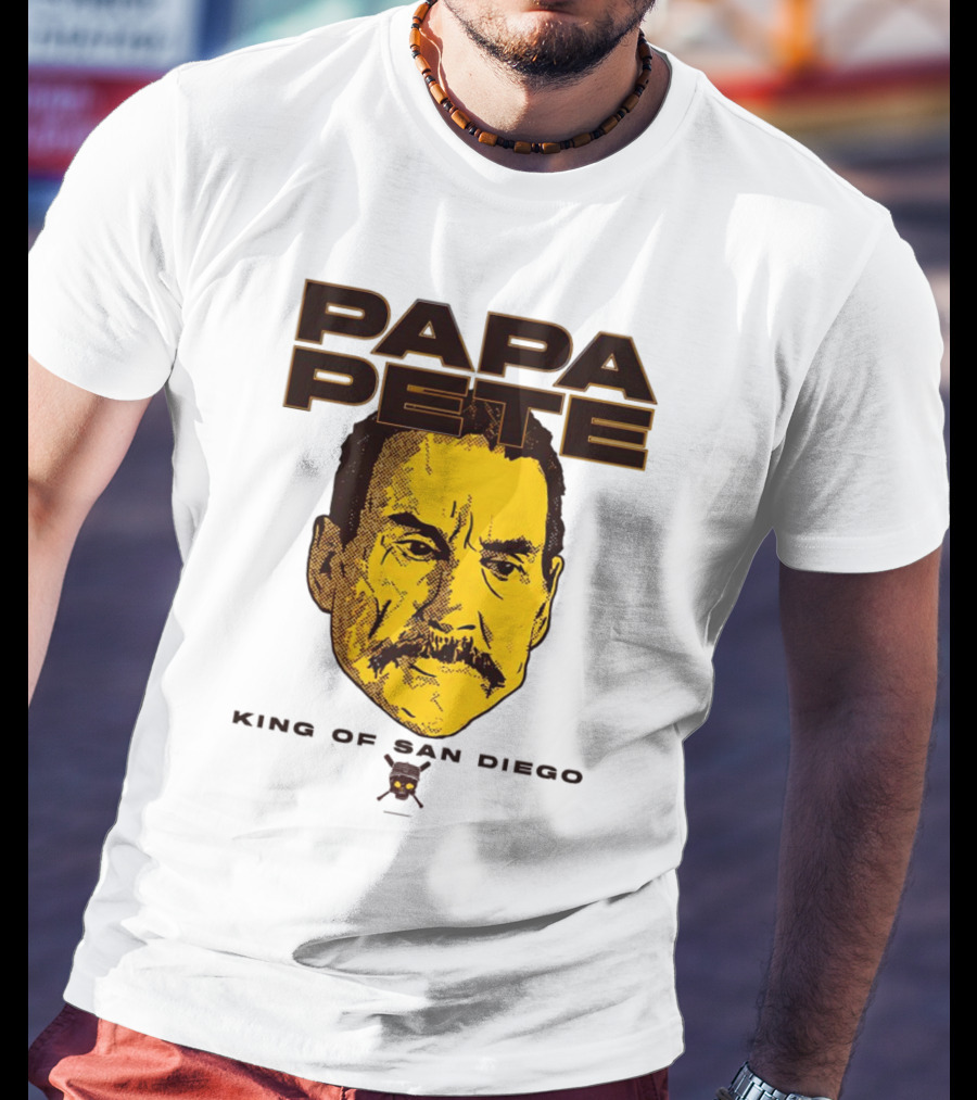 Papa Pete King Of San Diego Iconic Yellow T-Shirt