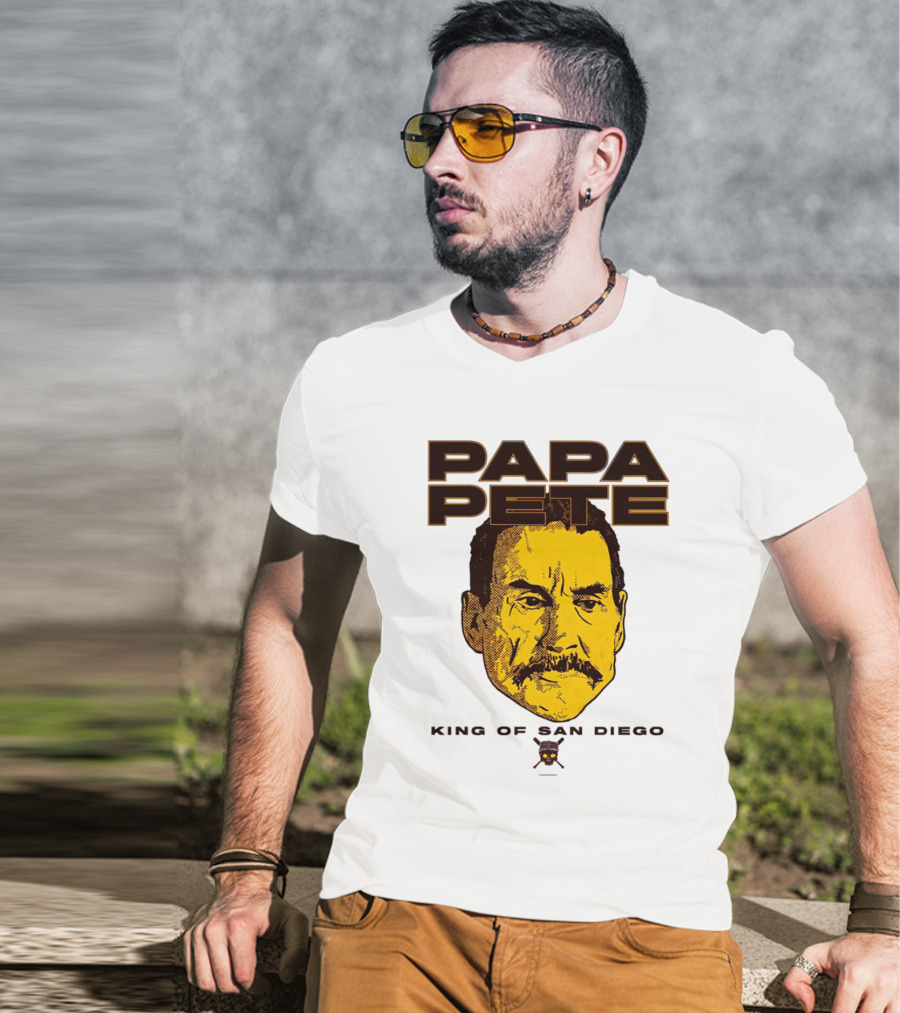 Papa Pete King Of San Diego Iconic Yellow T-Shirt