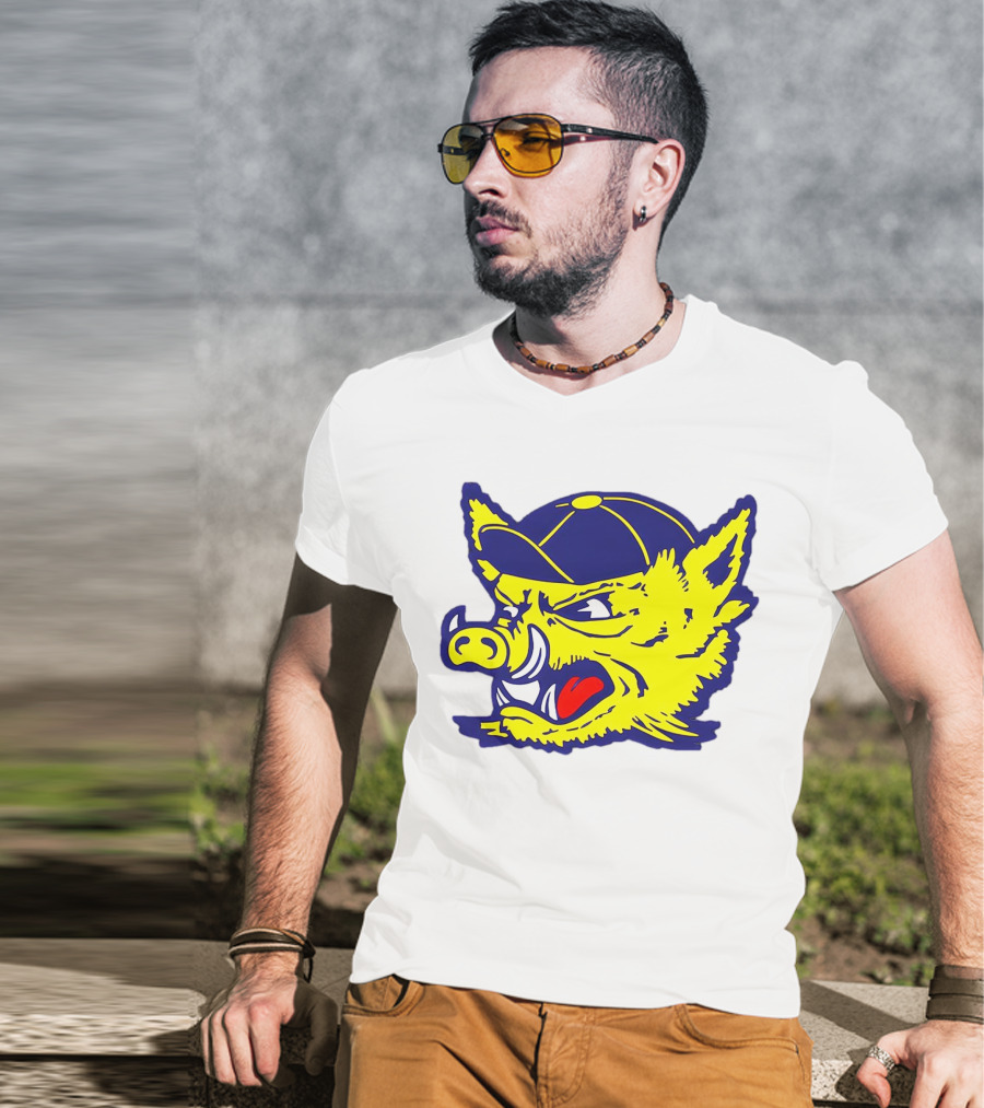 Vamos Javelinas Texas Football Fierce Yellow Mascot T-Shirt