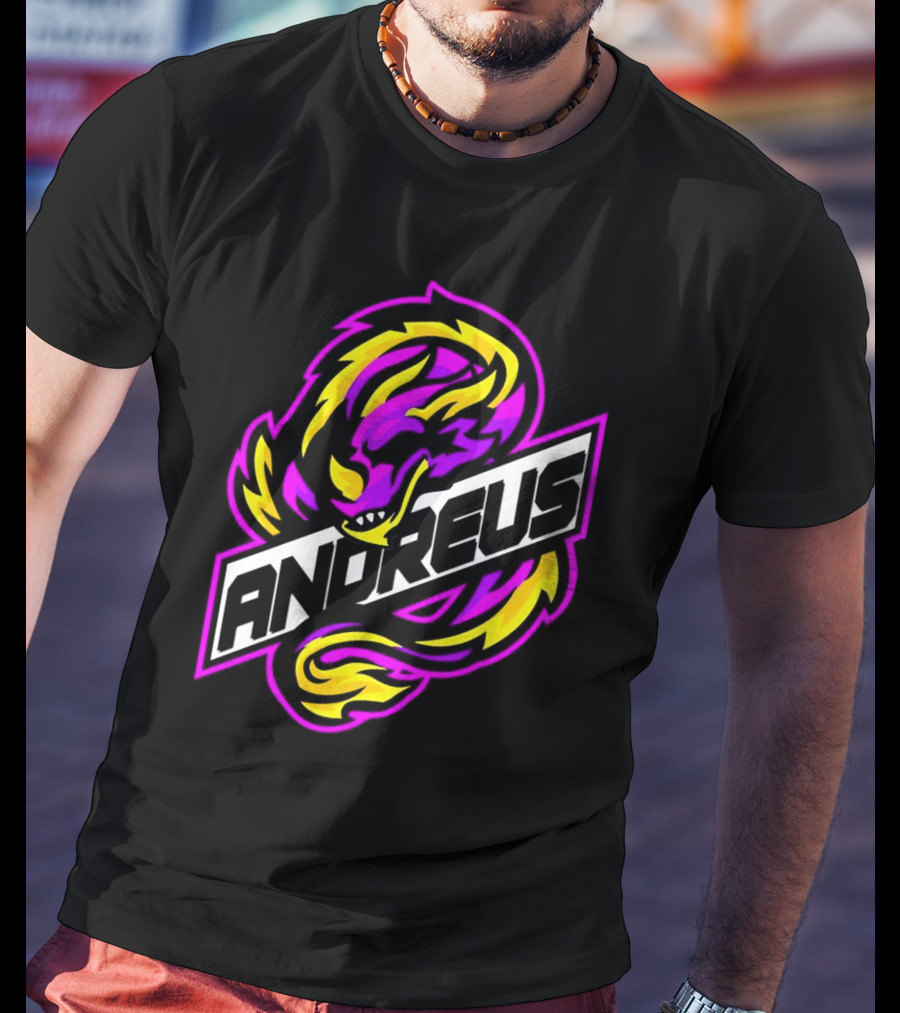ANDREUS Dragon Logo Aoandreus13 T-Shirt