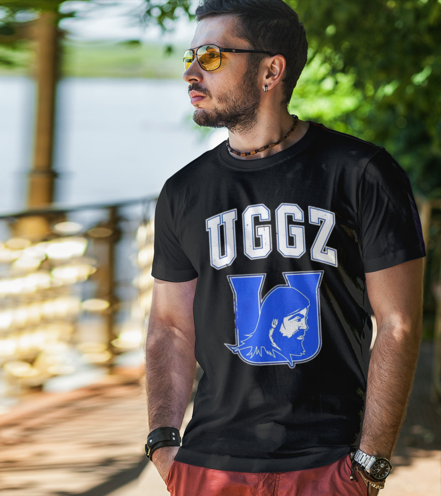 UGGZ U Uglee Edric Everhart Collegiate Blue Varsity T-Shirt