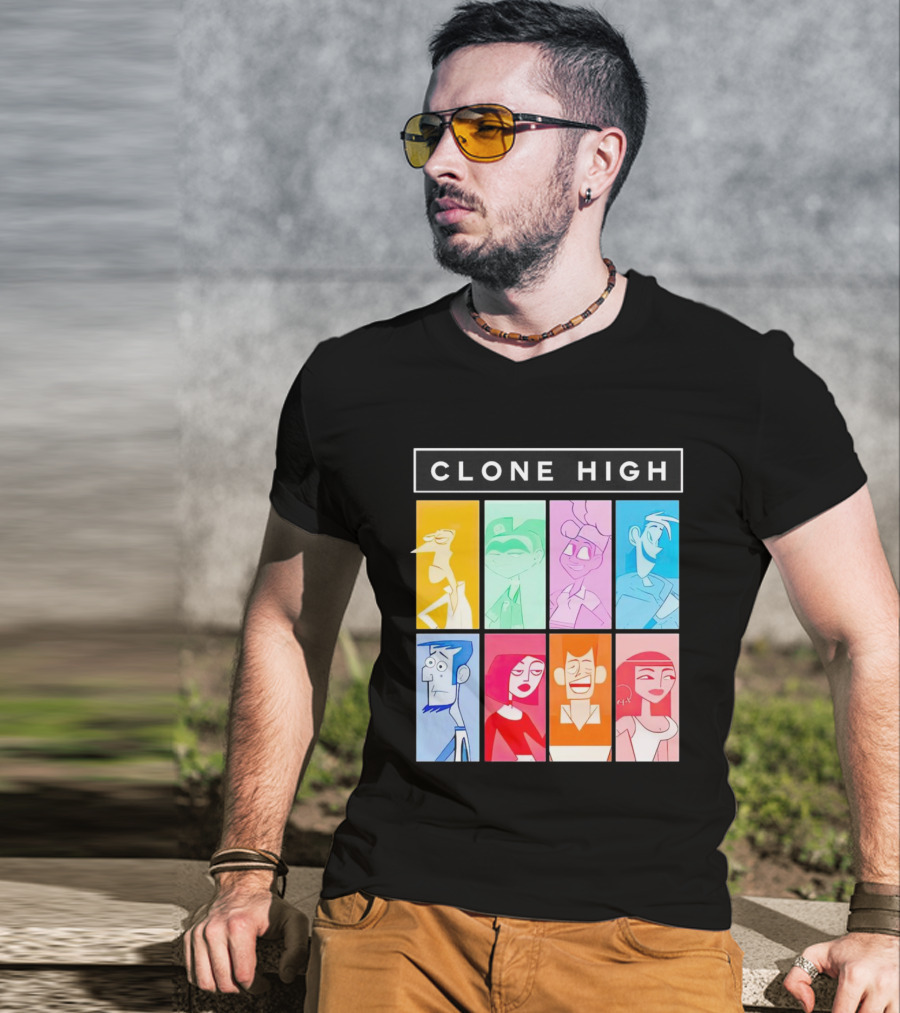Clone High Characters Color Block Tara Billinger T-Shirt