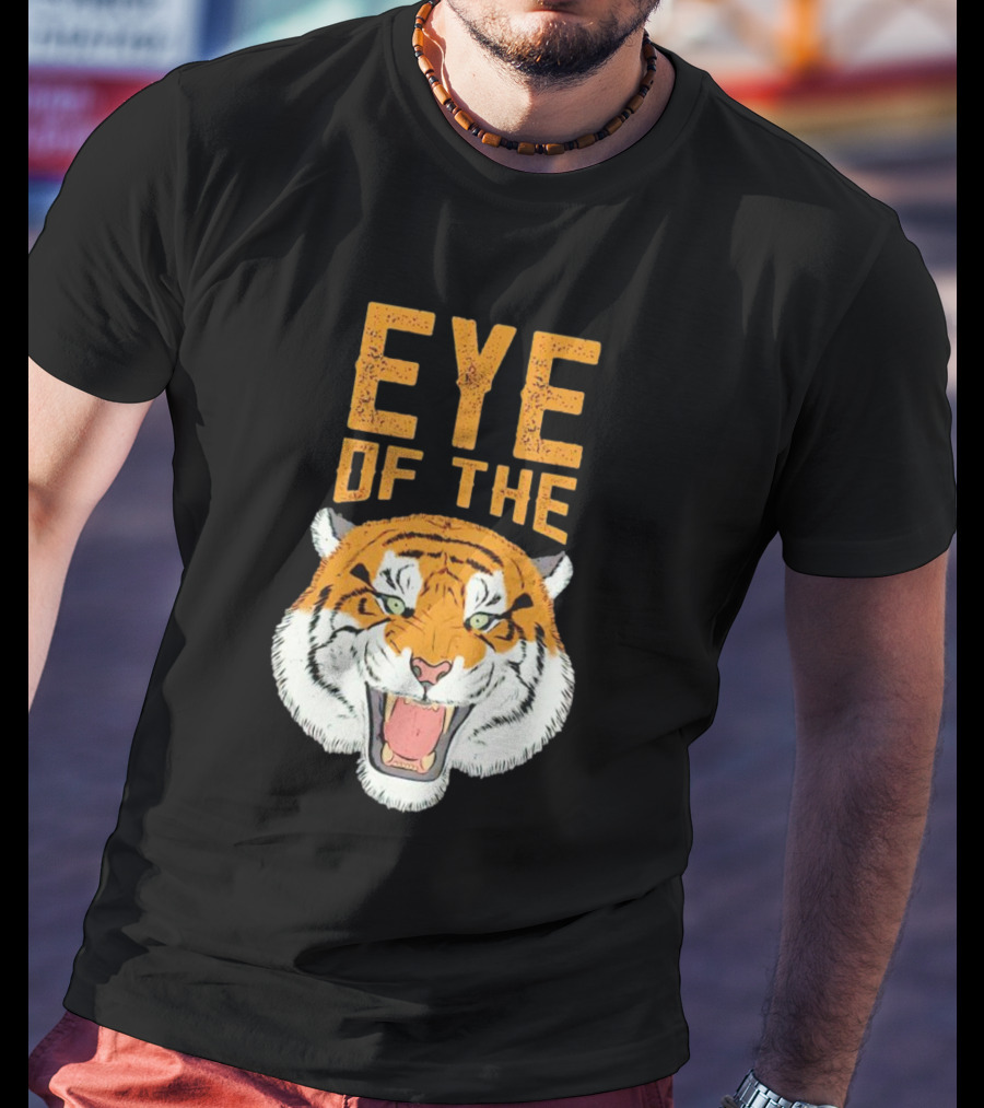 Eye Of The Tiger Fierce Roaring Tiger Face T-Shirt