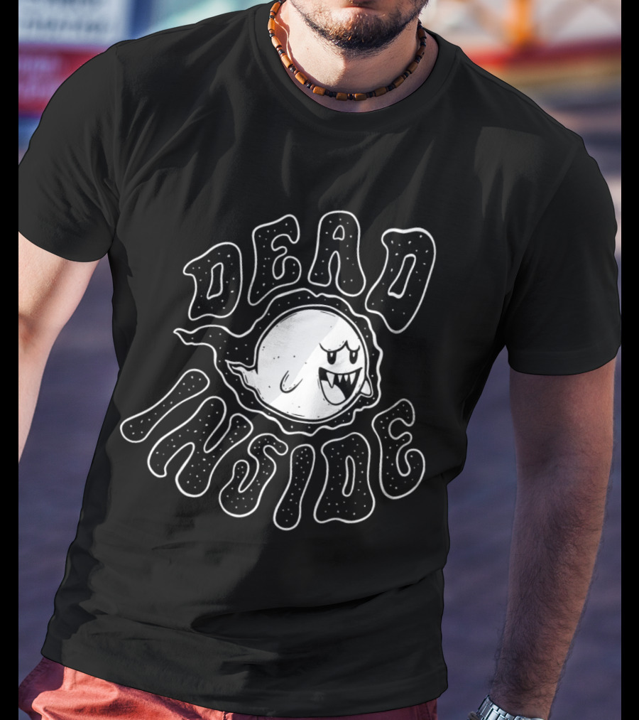 Dead Inside Horror Spooky Ghost T-Shirt