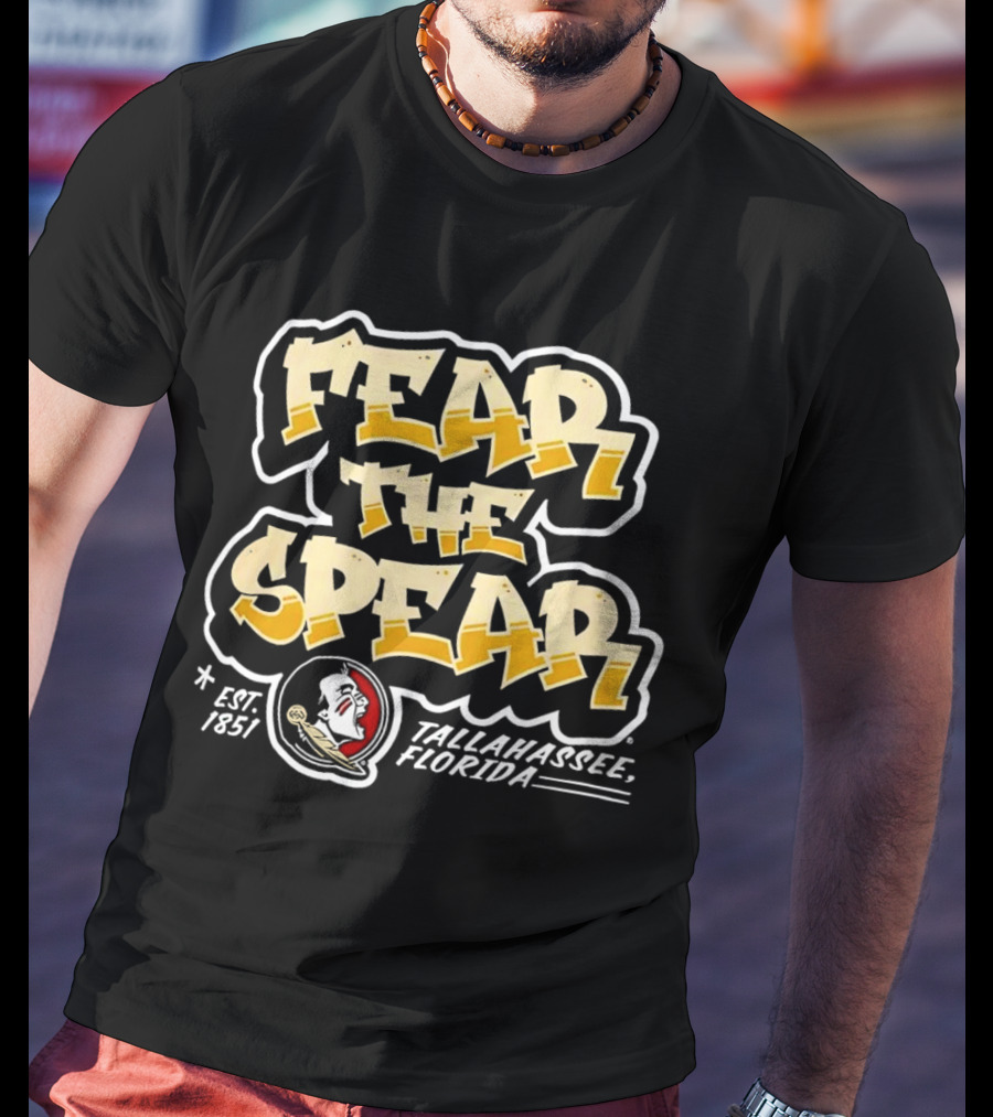 Fear The Spear Tallahassee Florida Est. 1851 T-Shirt