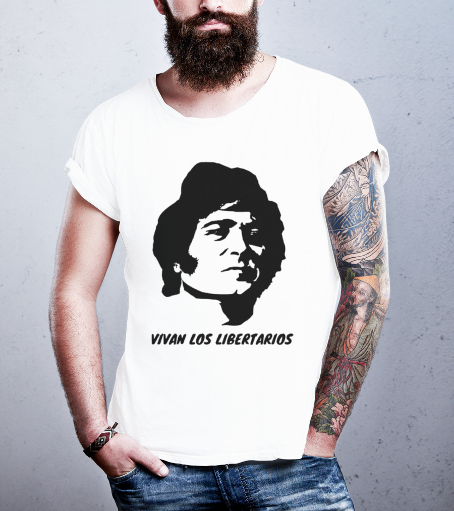 Javier Milei Vivan Los Libertarios Argentina Libertarian Movement T-Shirt