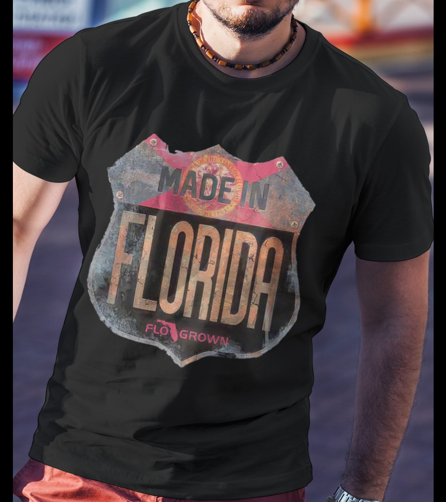 Made In Florida Flo Grown Badge T-Shirt