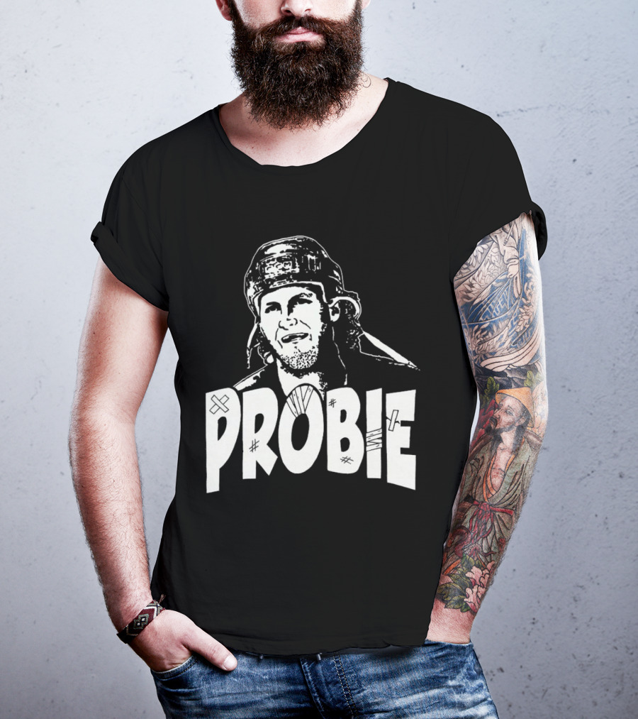 Bob Probert Probie Hockey T-Shirt