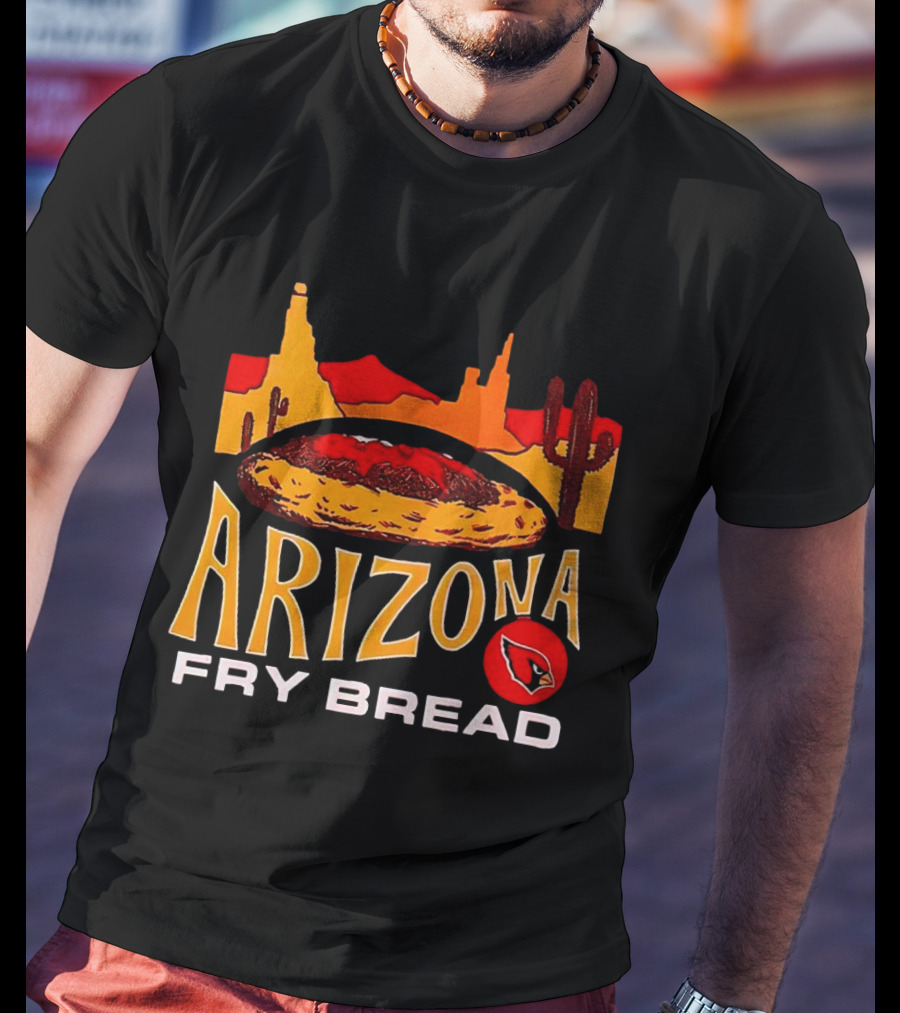 Arizona Fry Bread Arizona Cardinals NFL Desert Scene T-Shirt