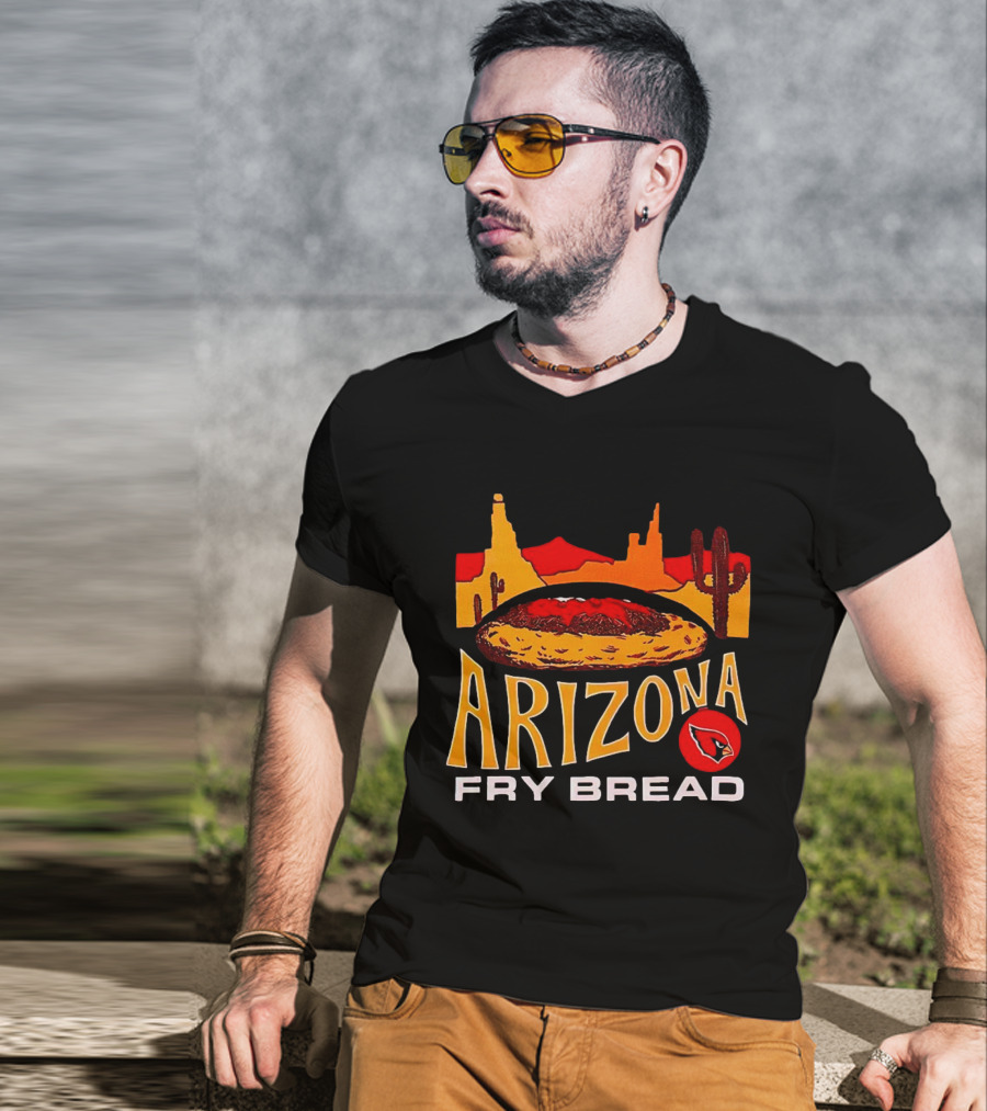 Arizona Fry Bread Arizona Cardinals NFL Desert Scene T-Shirt