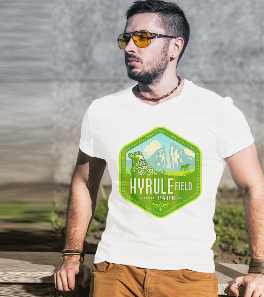 Hiking Wanderlust Hyrule Field National Park T-Shirt