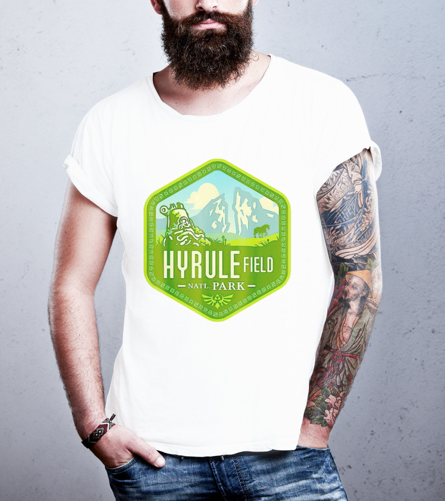 Hiking Wanderlust Hyrule Field National Park T-Shirt