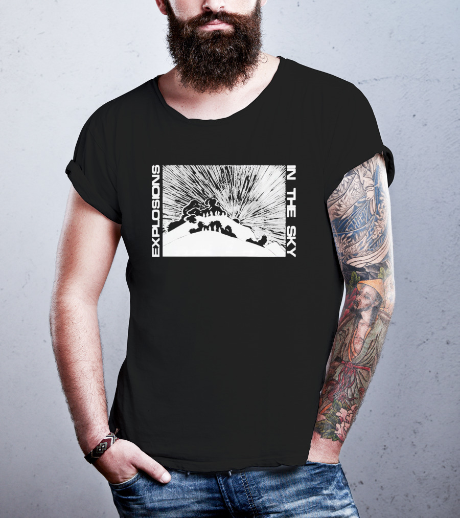 Explosions In The Sky Sunrise Mountain Burst T-Shirt