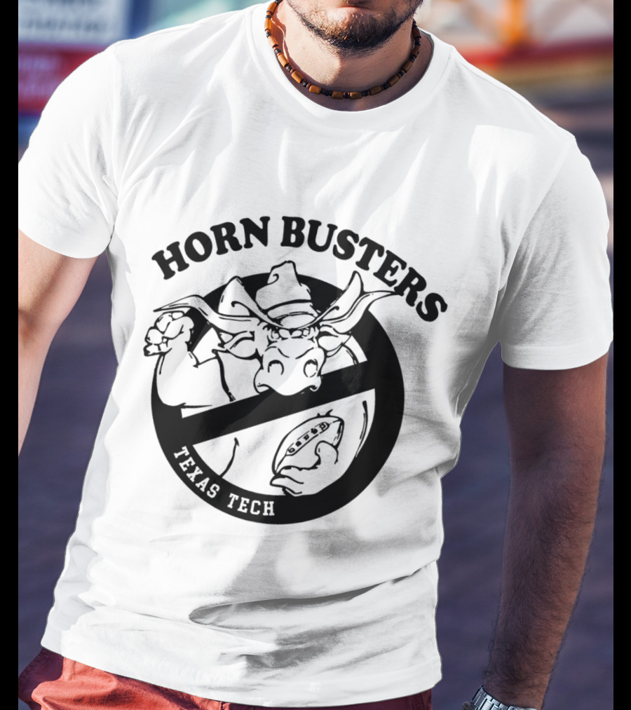 Texas Tech Red Raiders Horn Busters Football Mascot T-Shirt