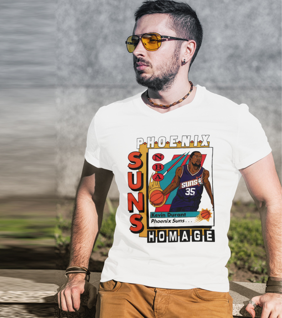 Kevin Durant Phoenix Suns NBA SkyBox Homage T-Shirt