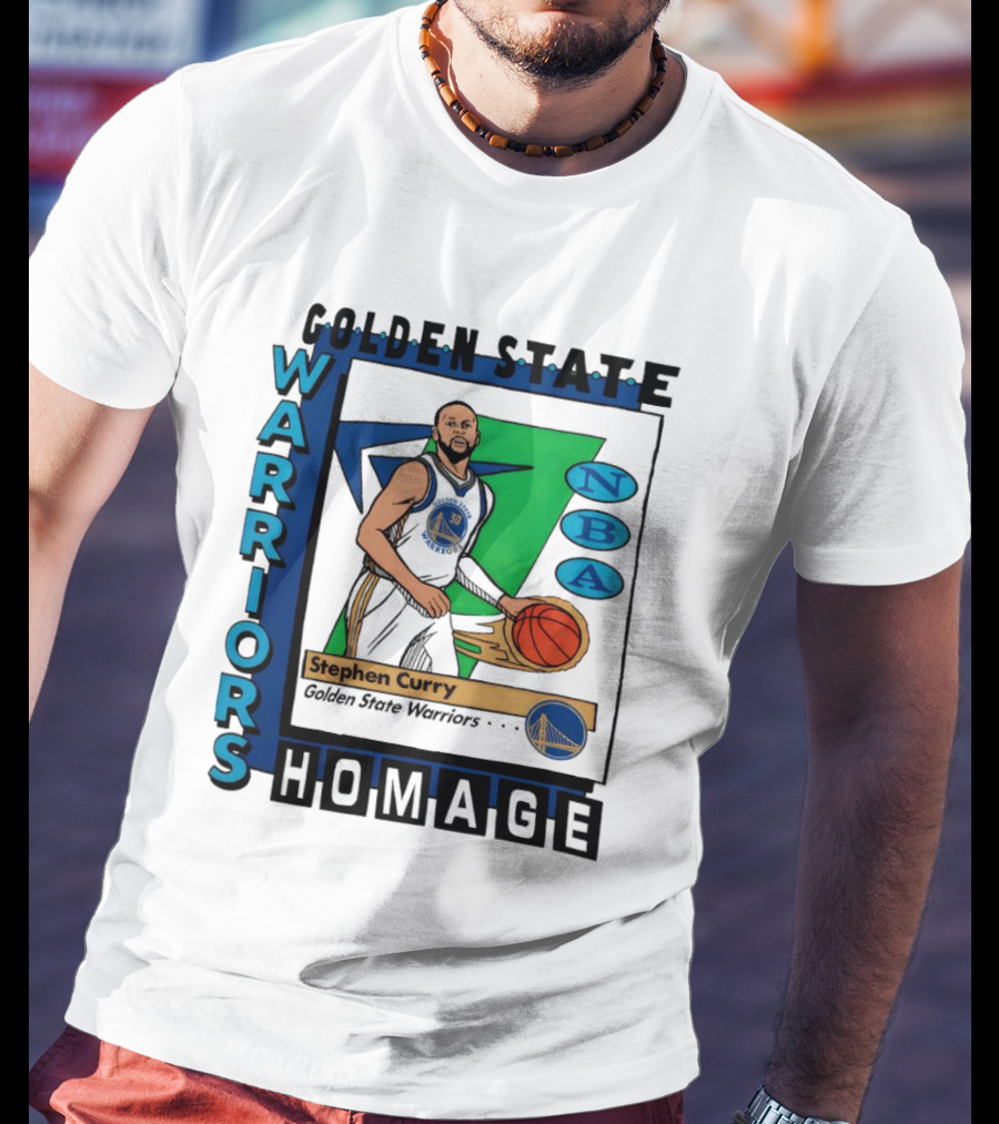Golden State Warriors Stephen Curry NBA Homage T-Shirt