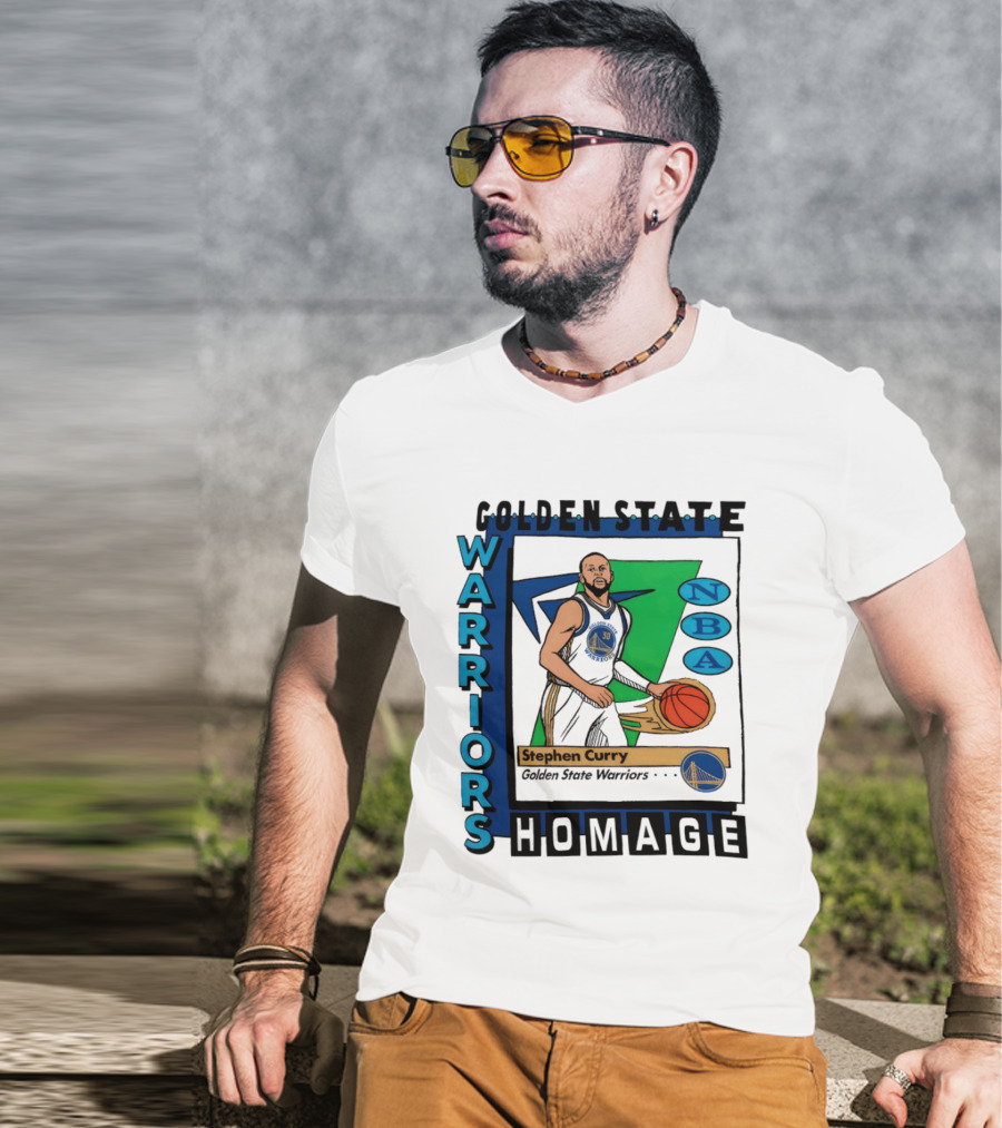 Golden State Warriors Stephen Curry NBA Homage T-Shirt