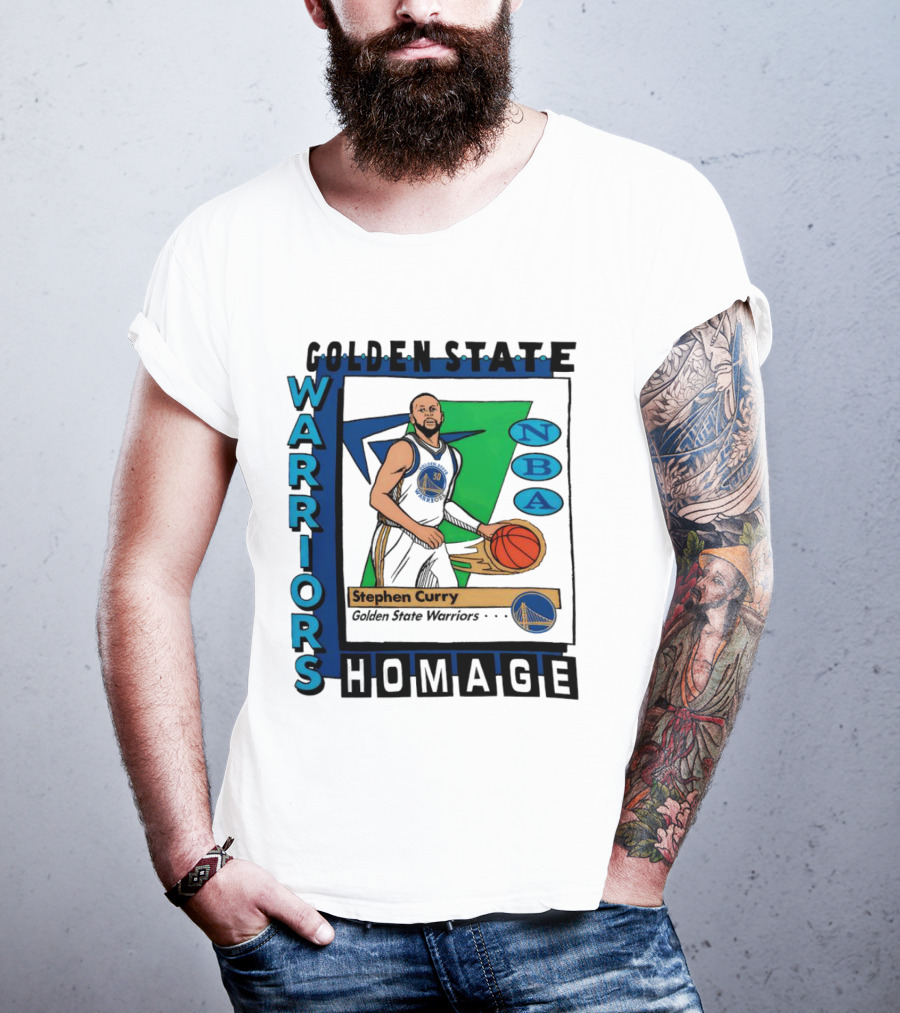 Golden State Warriors Stephen Curry NBA Homage T-Shirt