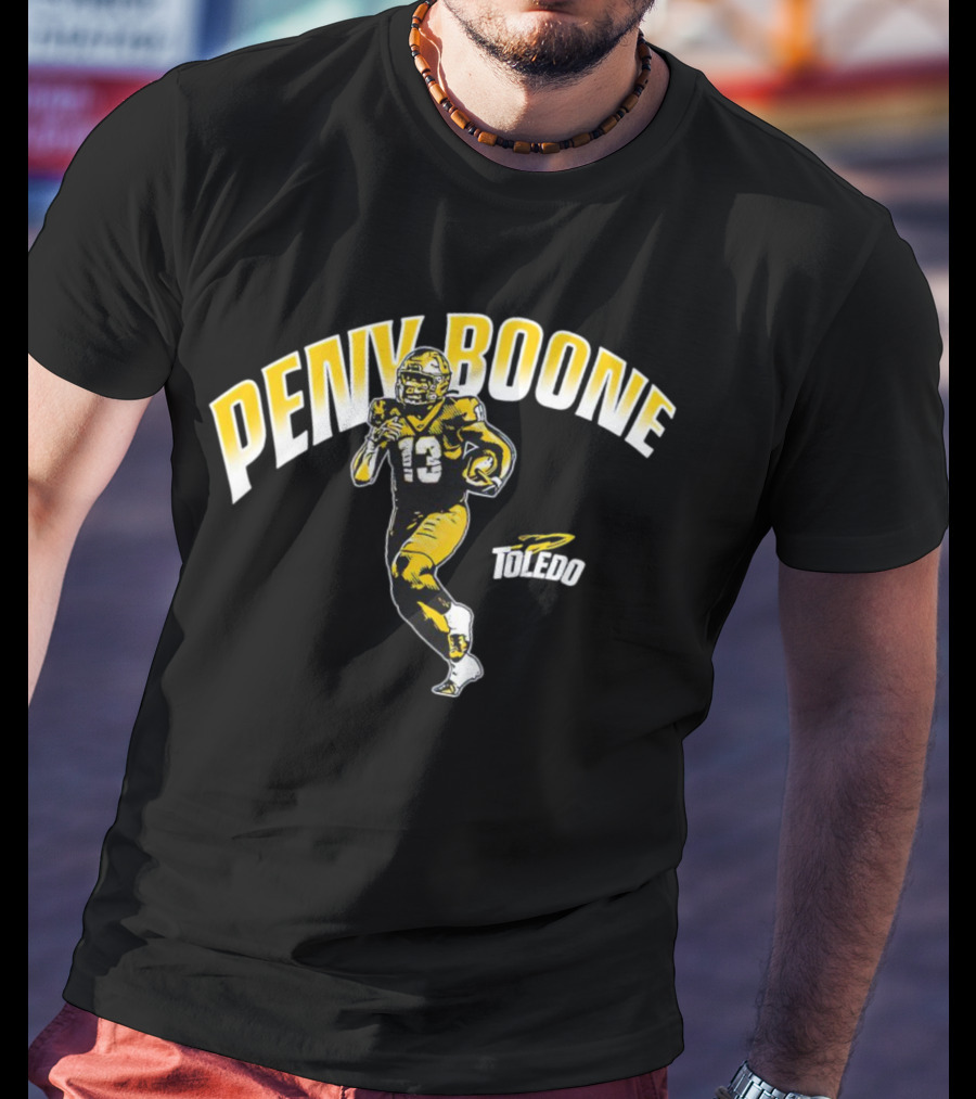 Peny Boone 13 Toledo Rockets Football T-Shirt