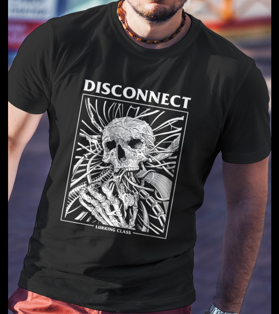 DISCONNECT Skeleton Lurking Class T-Shirt