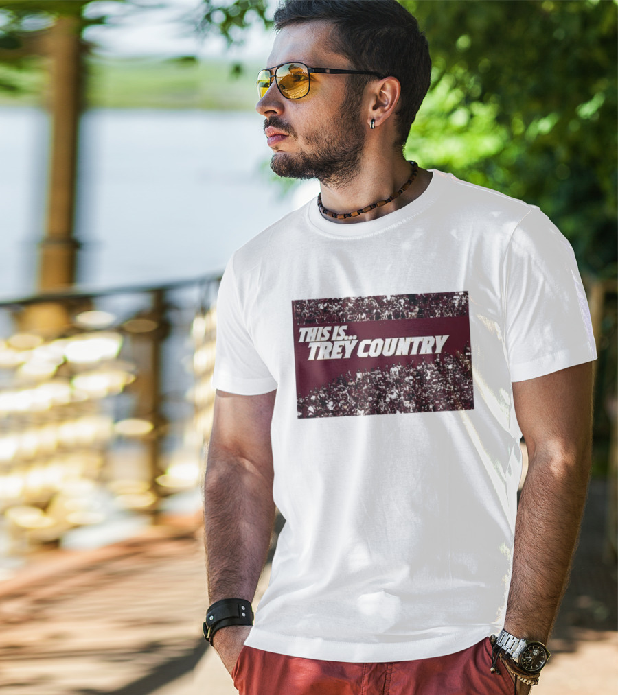 This Is Trey Benson Country Football Fan Crowd Scene T-Shirt