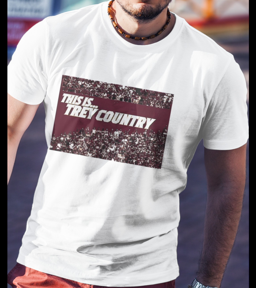 This Is Trey Benson Country Football Fan Crowd Scene T-Shirt