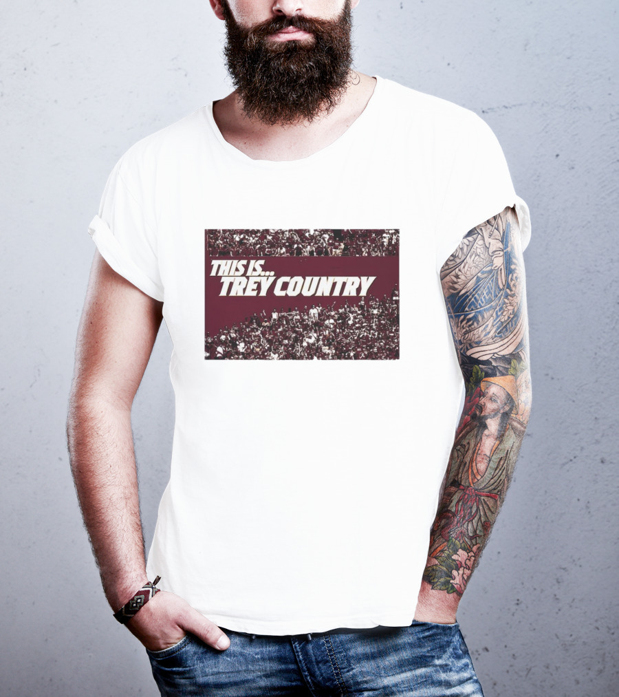 This Is Trey Benson Country Football Fan Crowd Scene T-Shirt