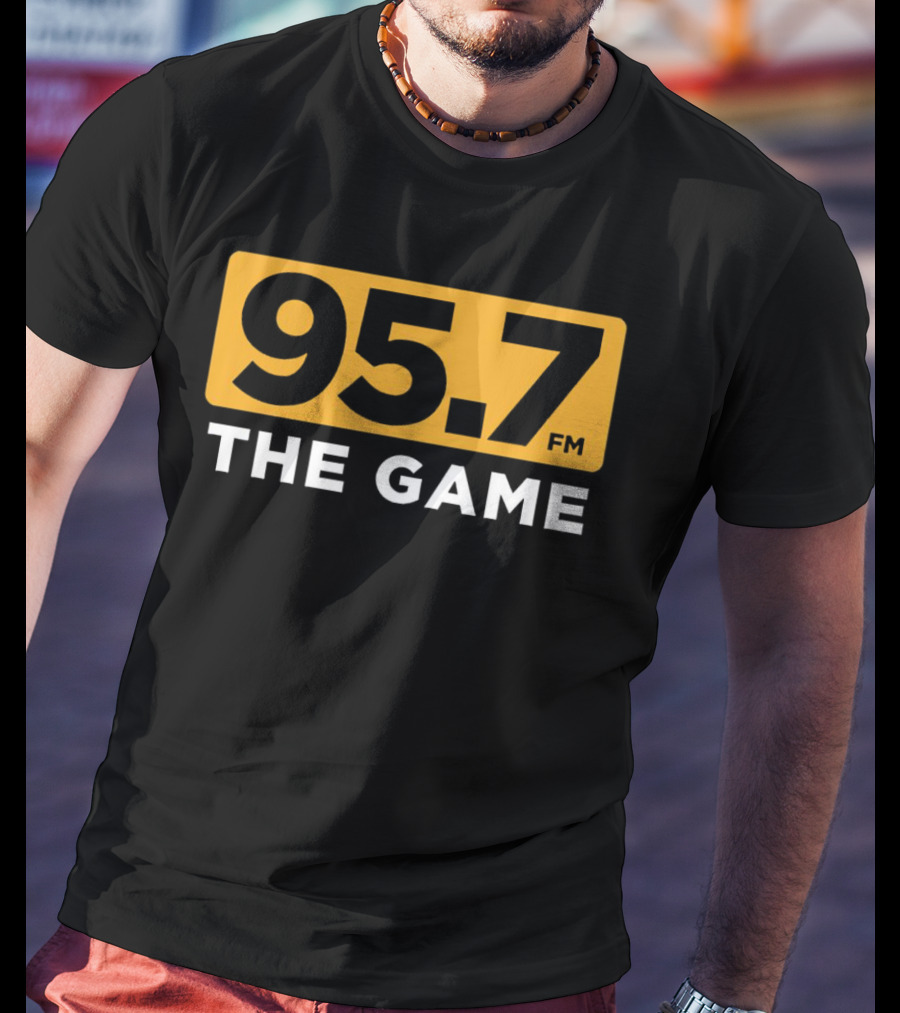 95.7 FM The Game Radio Station T-Shirt
