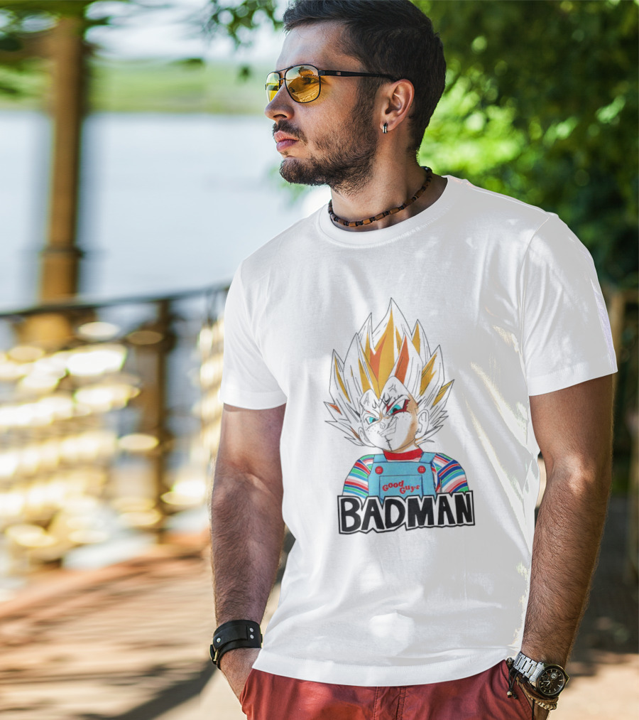 Badman Vegeta Chucky Good Guys Overalls T-Shirt