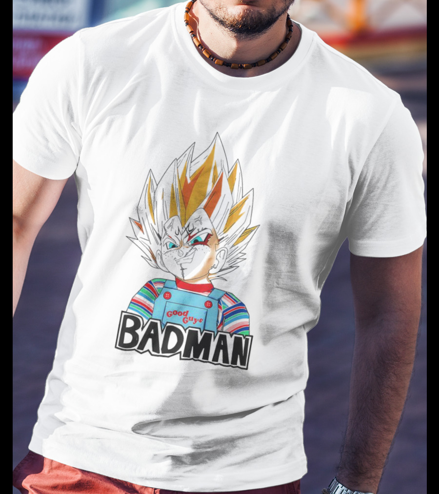 Badman Vegeta Chucky Good Guys Overalls T-Shirt