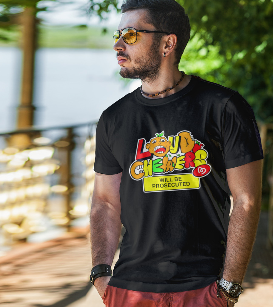 Loud Chewers Will Be Prosecuted Ice Cream Cartoon T-Shirt